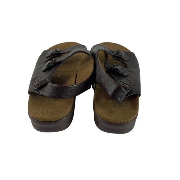 SAS Bravo Sandals Shoes Mens 15 Wide Buckle Tripad Comfort Brown - Picture 4 of 7